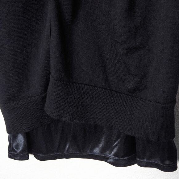 Laundry by Shelli Segal Long Black Cardigan Dress Size M Dark Academia - Picture 5 of 10